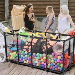 Venta al por mayor de alta calidad, cesta de almacenamiento lateral para <span class=keywords><strong>piscina</strong></span> de gran capacidad con marco de aluminio - Product Image 2