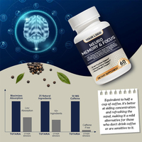 Complément alimentaire pour la mémoire, la concentration et la fonction cognitive avec vitamines B6 et B12, L-Tyrosine, L-Théanine, L-Alpha OEM
