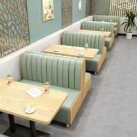 Combinaison de table et de chaise de canapé de conception moderne pour des salons de desserts de cafés-pour des restaurants de thé de lait