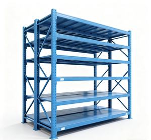 Estanterías Metálicas Móviles Ajustables de Acero Laminado en Frío de Una Sola Cara, de Carga Media, para Uso en Almacenes y Supermercados, Precio Bajo - Product Image 1
