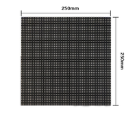 Panneau d'affichage vidéo Led P4.81, 250x250mm, pour l'extérieur, Module de signalisation