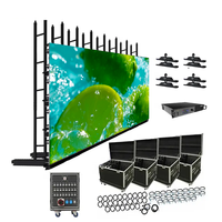 Layar LED Sewa Aluminium Die-Cast Ringan Untuk Video Wall Panggung Acara Indoor Outdoor Tahan Air