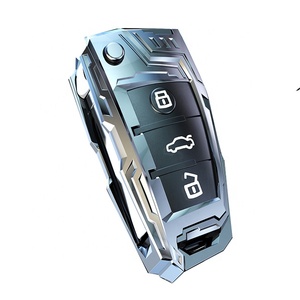 <span class=keywords><strong>Coque</strong></span> de protection de voiture en alliage de zinc, 1 pièce, étui souple, décoration de voiture pour Audi A1, A3, A4, A5, Q7, S3, A6, <span class=keywords><strong>C5</strong></span>, C6 - Product Image 1