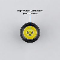 Lampe torche EDC magnétique de haute qualité 400 lumens, porte-clés LED multi-éclairages rechargeable Type-C, mini-lampe torche, meilleures ventes 5050 pour atelier