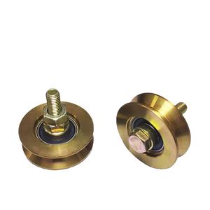 Schiebetür-Möbelrollen, Schwerlast-Zinkbeschichtete Rollen für Schiebetore, V-Nut-Rollen für Zaun/Tor - Product Image 1