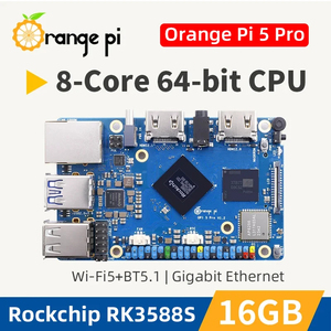 Oranje Pi 5 Pro Rockchip Rk 3588S <span class=keywords><strong>4</strong></span>/8/16Gb Ram Ddr5 Gigabit Ethernet Wifi + Bt Ble Sbc Mini Pc Development Board - Product Image 2
