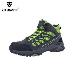 Pour VITOSAFE hommes bottes de sécurité coupe moyenne travail décontracté chaussures de sport de plein air semelle extérieure en caoutchouc anti-dérapant bout en acier léger pour fait - Product Image 2