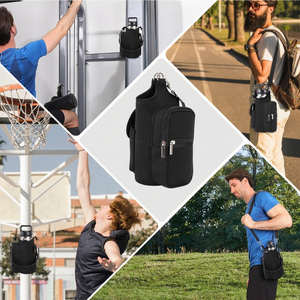 กระเป๋าแม่เหล็กใส่ขวดน้ำสำหรับเล่นกีฬาฟิตเนสมีช่องและสายคล้องไหล่ - Product Image 6