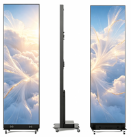 Écran LED mobile d'extérieur P3.076, mur vidéo autoportant, grand écran publicitaire sur pied, vente en gros