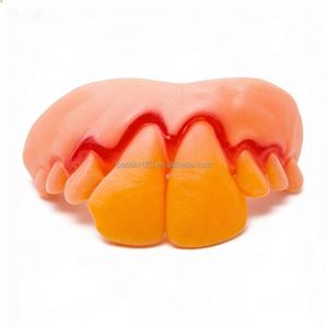 Dents en plastique souples et amusantes de 5 cm – Styles variés pour Halloween, blagues, dents de vampire, dents de zombie pour fêtes et cosplay - Product Image 3