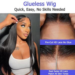 13x6 hd <b>Lace</b> <b>Front</b> <b>Wig</b> Raw <b>Hair</b> Cuticle Aligned <b>Hair</b> hd <b>Lace</b> Frontal <b>Wig</b>, Glueless <b>Human</b> <b>Hair</b> <b>Wigs</b> for Black Women - Product Image 5