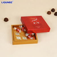 Boîte cadeau en chocolat de luxe personnalisée, boîte carrée en carton Rigio, impression de logo et options de couleur
