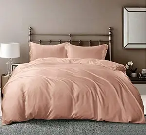 High Quality Home Bedding Luxurious Smooth Silky Duvet Set with Zipper Corner tabs 300TC 100% Organic Bamboo Fiber Bedding Set