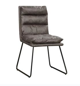 Lusso moderno <span class=keywords><strong>4</strong></span>-persona sala <span class=keywords><strong>da</strong></span> pranzo mobili allungando <span class=keywords><strong>tavolo</strong></span> in marmo con gamba in metallo e sedia in pelle per uso domestico ristorante - Product Image 4