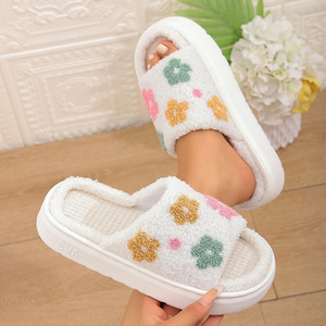 Sandalias de Felpa con Diseño Floral, Transpirables, Cómodas, para el Hogar, con Masaje EVA, Ligeras, para Primavera y Otoño - Product Image 3