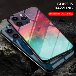 Coque en verre trempé pour infinix hot 20 30i smart 7 <span class=keywords><strong>spark</strong></span> 7 <span class=keywords><strong>go</strong></span> sky pattern cover pour reno 10 15 pro max s23 fe honour 90 pro - Product Image 3