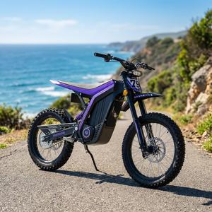 Motocicleta Eléctrica Todoterreno Profesional USA STOCK de 12000W LPMSM con Motor Central, Batería de Litio de 72V y Alto Torque para Carreras Off-Road - Product Image 1