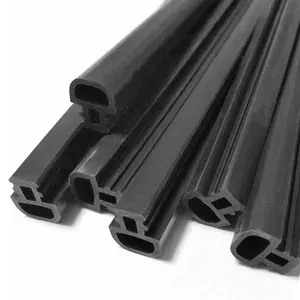 Professional Foam Rubber Sealing Strip Epdm Nbr Rubber Products Adhesive Strip Plastic Extrusion Door Seals Car Strip Seal