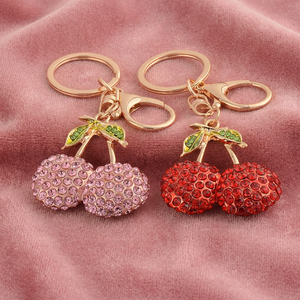 CCH – pendentif personnalisé en forme de cerise, série de pendentifs créatifs, porte-clés en métal - Product Image 4
