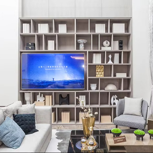 Hệ thống kệ sách toàn tường cao cấp đơn vị Kệ sách treo tường cho tủ phòng khách - Product Image 3