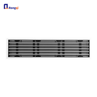 Diffuseur linéaire en plastique à fente, grille d'aération réglable pour plafond, pour système CVC