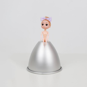 YS 4 5 6 7 8 pulgadas princesa muñeca chica falda pastel molde aluminio Metal molde pastel lata DIY hornear boda decoración <span class=keywords><strong>Kit</strong></span> - Product Image 3