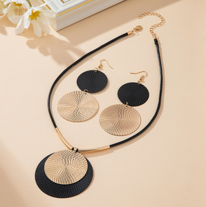 Collier ras du <span class=keywords><strong>cou</strong></span> pour femme en alliage d'or <span class=keywords><strong>jaune</strong></span>, perles rondes, pendentif disque, haut <span class=keywords><strong>de</strong></span> gamme, luxe léger, tendance, nouveauté, parfait - Product Image 6