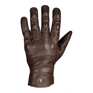 Guantes de Motociclismo para Hombre, con Protección de Nudillos de Carbono, de Cuero, Transpirables, Antideslizantes, para Motocicleta, Equipo para Exteriores - Product Image 1