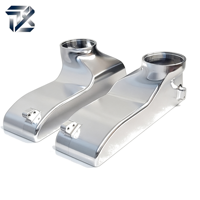 Paires de colliers de fixation de guidon en aluminium usinés CNC de haute précision pour moto de tourisme personnalisée