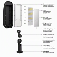 Farolas LED de 50W, IP65, CB AC, Proyector Decorativo para Exteriores de Bajo Precio, OUTLUX G017EI, Alto Lumen, Regulable, Municipal