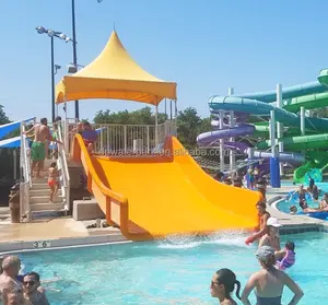 Kommerziellen Wasserpark Ausrüstung Fiberglas Pool Rutsche Familie Breite Rutsche für Kinder und Erwachsene Fabrik Preise