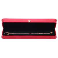 Boîte d'emballage pour bijoux en cuir PU avec logo personnalisé FADELI et boîte pour bracelet