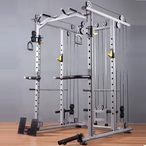 Palestra professionale Bodybuilding Fitness Training Power Squat Rack Equipment home Multi gym Weight training machine