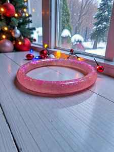 Brazaletes de Resina Coloridos de Moda para Mujer con Material Duradero, Forma Elegante y Diseño Ligero - Product Image 5