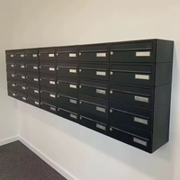 Boîtes aux lettres résidentielles personnalisées en gros pour appartements, boîtes aux lettres multi-unités modernes en acier galvanisé