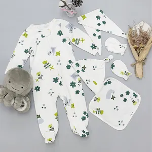 custom organic cotton baby gift clothes set newborn baby gift set baby onesie bodysuit newborn clothes set