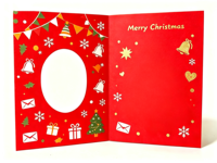 Cartes de Noël personnalisées en gros Fenghetong, cartes de vœux de luxe avec dorure à chaud pour souvenirs et meilleurs vœux