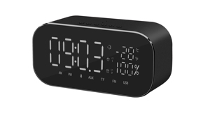 Mini Portable <strong>Bluetooth</strong> <strong>Speaker</strong> Alarm Clock FM Radio <strong>Speaker</strong> With TF Card And U Disk - Product Image 5