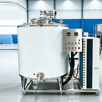 Pasteurisateur tout-en-un avec fonction de refroidissement, machine de traitement du lait cru en petites productions pour fermes de lait de chèvre et de brebis