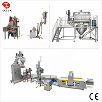 Ligne de production de pré-mélange pour pâtisserie à haute efficacité, mélangeur à ruban horizontal en acier inoxydable de qualité alimentaire pour usine de préparation de mélanges à gâteaux
