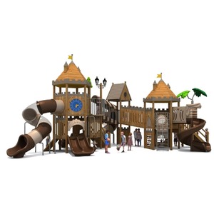 Équipement de terrain de jeu extérieur en bois personnalisé <span class=keywords><strong>KAILANG</strong></span> de haute qualité pour les enfants, pour une utilisation dans le jardin ou la cour, capacité de 500 kg pour 3 à 10 enfants - Product Image 1