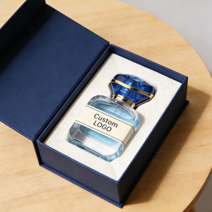 Factory Price square Flat Custom 30ml 50ml 100ml Men Women Empty Perfume Bottle with Box and <strong>Spray</strong> <strong>Pump</strong> - Product Image 1