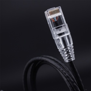 OEM Ultra Slim UTP CAT6A Patch Cables Unshielded Patch Cable 28AWG CAT6a UTP PVC Transparent Boot RJ45 Patch Cord 1m - Product Image 5