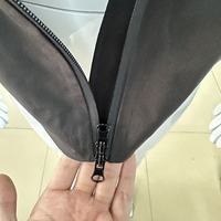 Blouson Bomber Noir Imperméable Décontracté Chic avec Bande Réfléchissante Respirant Coupe-Vent pour Randonnée en Extérieur Manteau de Pluie Service OEM