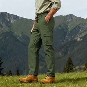 <span class=keywords><strong>Pantalones</strong></span> <span class=keywords><strong>Cargo</strong></span> Tejidos para <span class=keywords><strong>Hombre</strong></span>, 180G, 100% Poliéster, Estilo Vintage, Holgados, Rectos, para Primavera y Otoño, Senderismo, Deportes Tácticos - Product Image 3