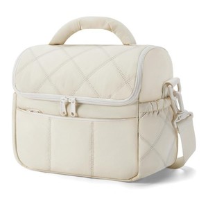 Sacs à lunch isothermes personnalisés avec logo pour femmes, boîte à lunch matelassée mignonne, sacs isothermes légers et rembourrés imperméables pour le travail - Product Image 4