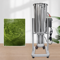 Commerciële fruit- en groenteblander 45L grote capaciteit sapcentrifuge en -pers voor spinazie, wortel, gember, 3000W hoge snelheid blender