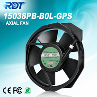 Ventilateur de ventilation tubulaire 187 CFM 15038PB-BOL-GPS – Débit d'air stable pour refroidissement d'armoires industrielles – Unité de remplacement CA pour service de maintenance