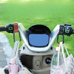 Crochet Portable Velcro bébé poussette crochet multifonctionnel en cuir en alliage d'aluminium crochet d'escalade pour vélo électrique vélo poussette - Product Image 1