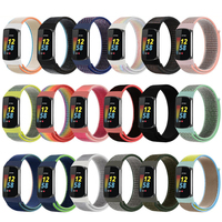 Bracelet de montre en nylon Win-Win pour Fitbit Charge 6, sangle à boucle et crochet réglable, compatible avec Charge 5